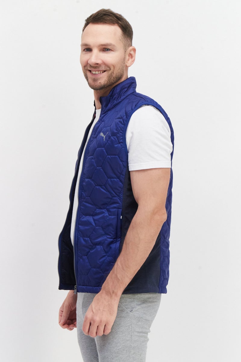 PUMA Men Sportswear Fit Training Jacket Vest, Blue - Image 3