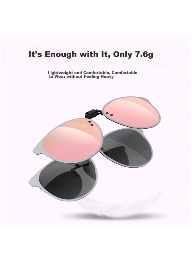 Parim Myopia Gl Frame, Sungl Clip-on For Women, Driving-specific, Ultra-light, Flip-up Polarized Sungl For Men, Uv Protectio - Image 3