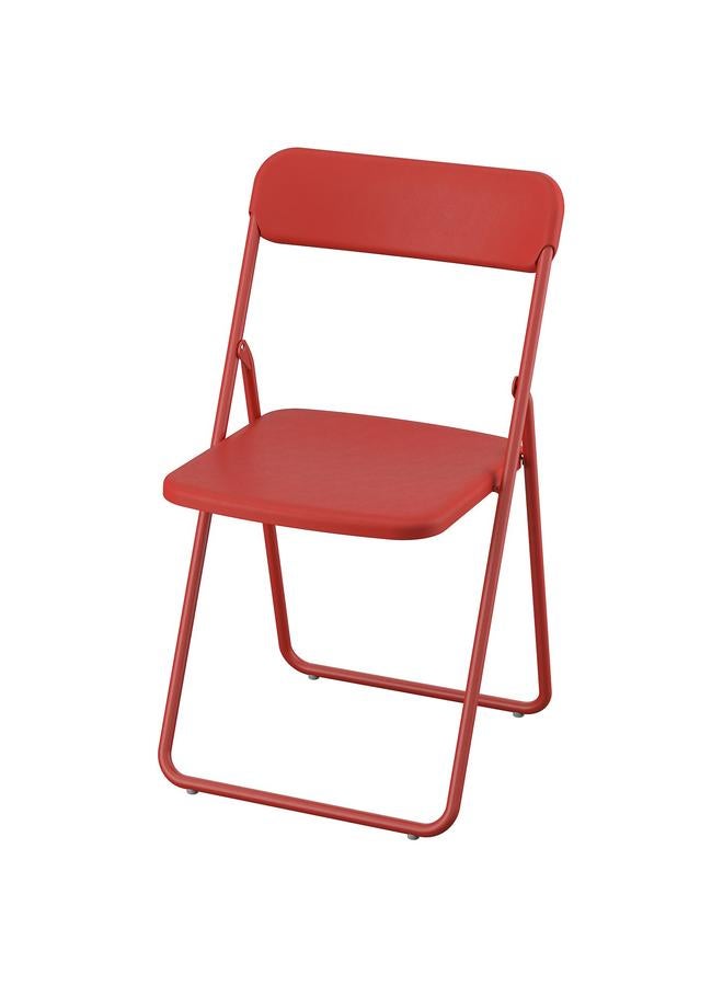 Zaboon Folding Chair, Red - Image 1