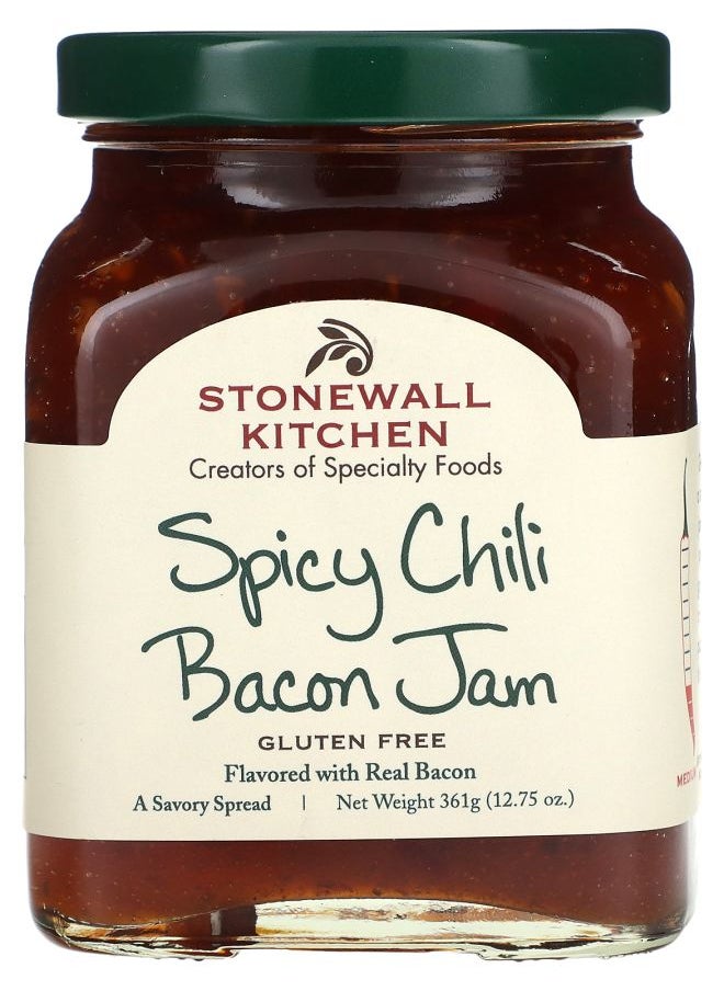 Stonewall Kitchen Spicy Chili Bacon Jam Medium 12.75 oz (361 g) 