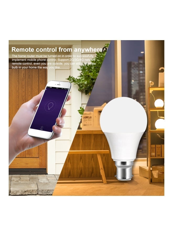 NIBEMINENT Wireless LED Bulb With Voice Control Green/Pink/White 13.50x7.30x7.30cm - Image 2