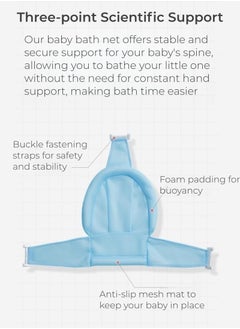 Be a better mom Baby Bathtub Mat Adjustable Comfortable Non Slip Cushion for 0 to 3 Years  - Image 2
