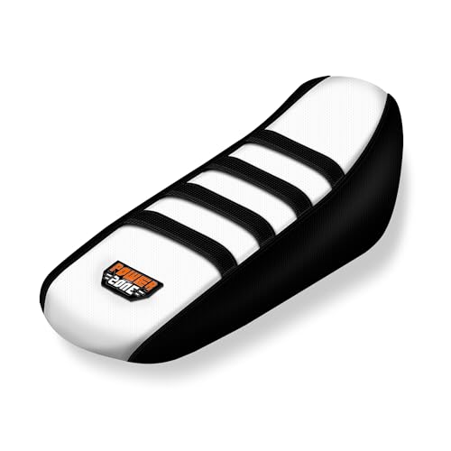 MCHMFG Motorcycle Dirt Bike Seat Cover for Surron Sur Ron Light Bee X/S - E Bike Seat Cover (Top White) - Image 1