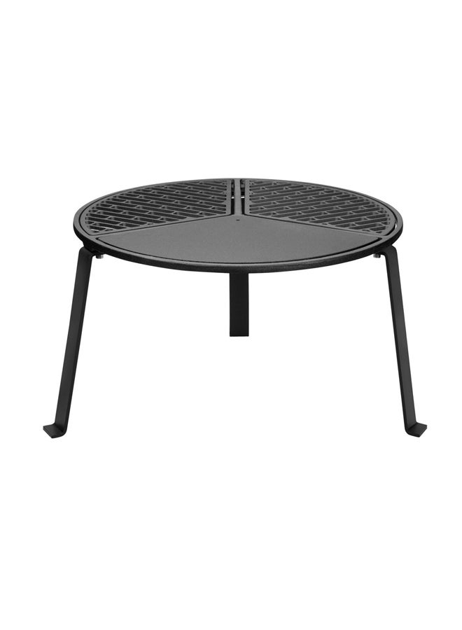 دي بي تي، مركاب شواء متعدد الاستخدامات، صاج شوي البرجر، اسود، مقاس 43*25 سم - Image 1