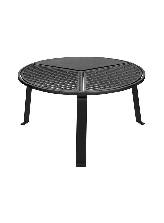 دي بي تي، مركاب شواء متعدد الاستخدامات، صاج شوي البرجر، اسود، مقاس 43*25 سم - Image 3