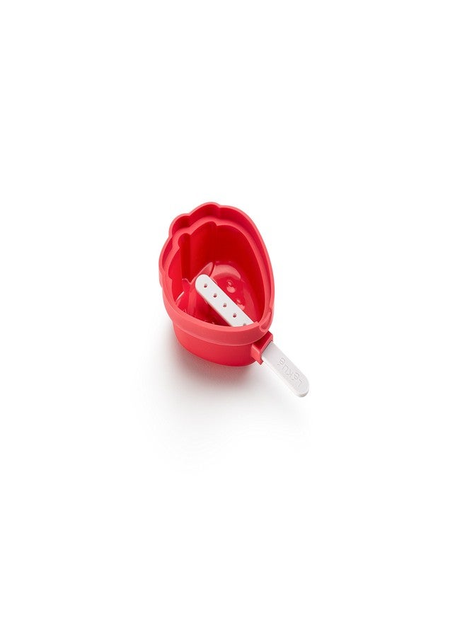 Lekue 3400265R14U150 Strawberry Ice-cream Mold, Red - Image 4