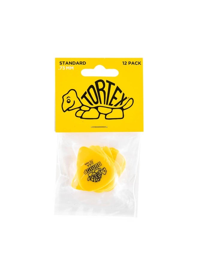 Dunlop 418-073 Tortex Standard – Guitar Pick .73mm Yellow