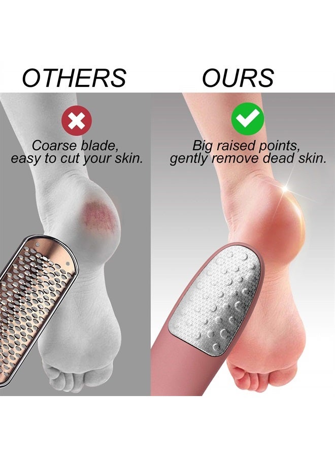 Weetiee Foot Scrubber with Stand, Never-Cut-Your-Feet Foot File Callus Remover - Safe to Use | Comfortable Foot Scraper Feet Scrubber Dead Skin Remover, Best Home Pedicure Foot Care Tool, Used on Wet/Dry Feet - Image 2