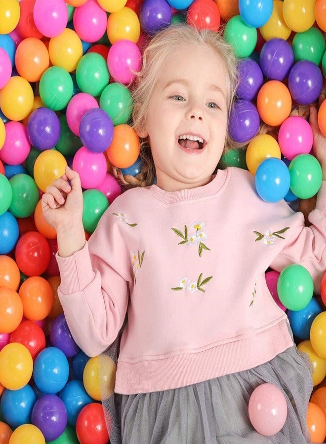 50 Pieces Colorful Soft Plastic Balls for Kids Tents and Pools, Suitable Toy as Gift.  - Image 1