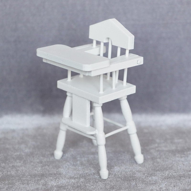 klarako Doll High Dolls House Furniture Decor Stool Miniature High for Bedroom - Image 4