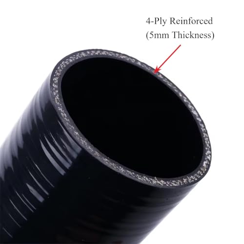YSIL 25 Reducer Coupler Silicone Hose 4Ply Reinforced Straight Turbo Intercooler Intake Pipe with TBolt Clamps 5MM Thickness - Image 5
