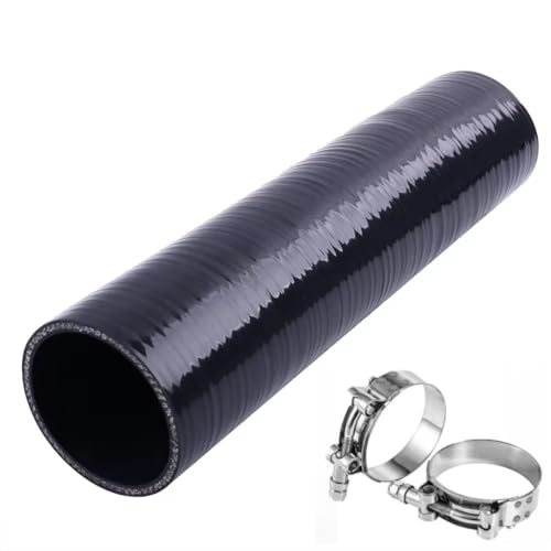 YSIL 25 Reducer Coupler Silicone Hose 4Ply Reinforced Straight Turbo Intercooler Intake Pipe with TBolt Clamps 5MM Thickness - Image 1
