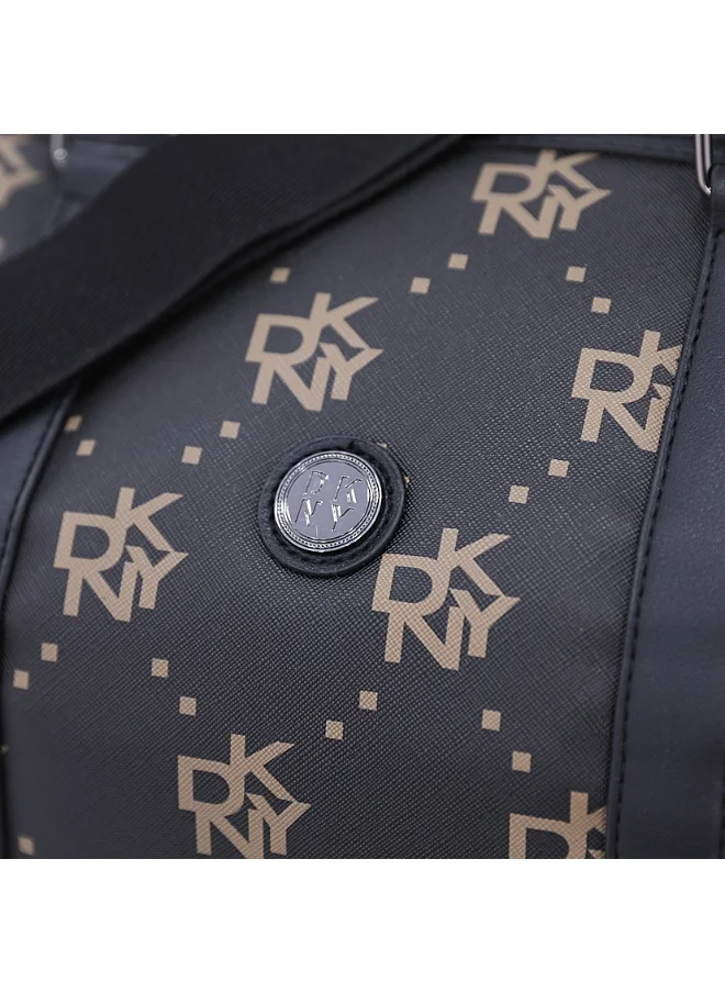 DKNY Street Creed Duffle Bags for Unisex | Ultra Lightweight Travel, Sports & Gym Duffle Bags Color Black