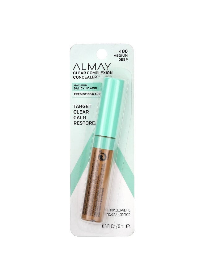 Almay Almay, Clear Complexion Concealer, 400 Medium Deep , 0.3 fl oz (9 ml)  - Image 2