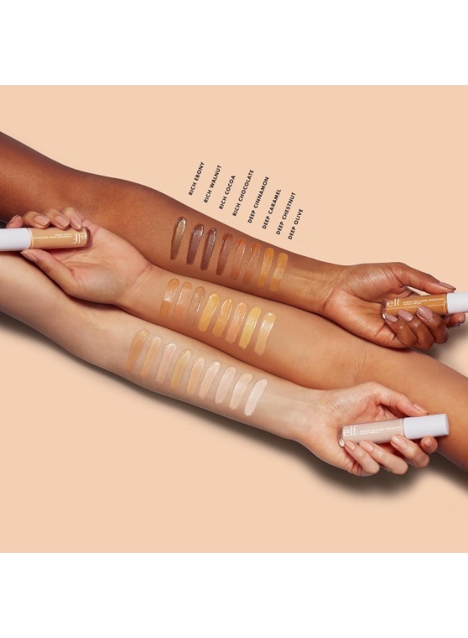 elf Hydrating Camo Concealer, Lightweight, Full Coverage, Long Lasting, Conceals, Corrects, Satin Finish (Rich Walnut) - Image 4