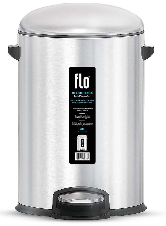 Dustbin - clarke  matt steel 20l