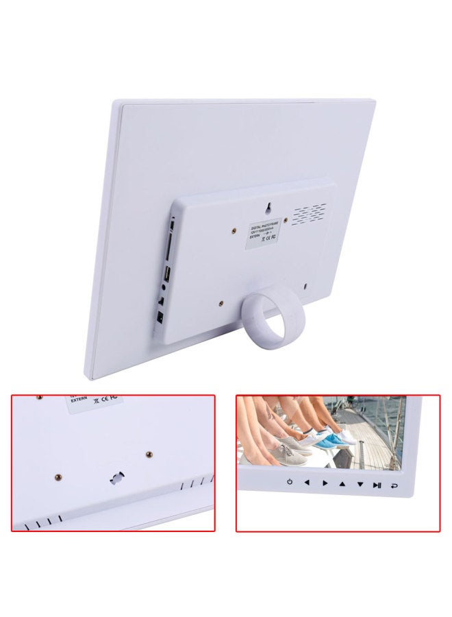 17 Inch HD Electronic Photo Album Touch Button Digital Photo Frame Wall Hanging Display Video Advertising Machine 12 Brochure 15-Color:10.4 Inch Model: 1040T Touch Button Resolution 800*600 White - Image 4