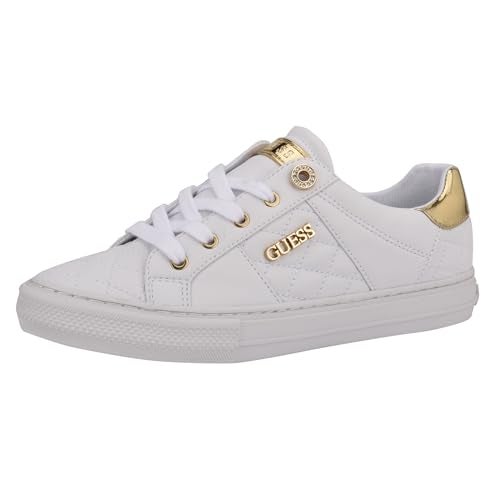 Guess Women's Loven Sneaker, White, 6.5 - Image 1