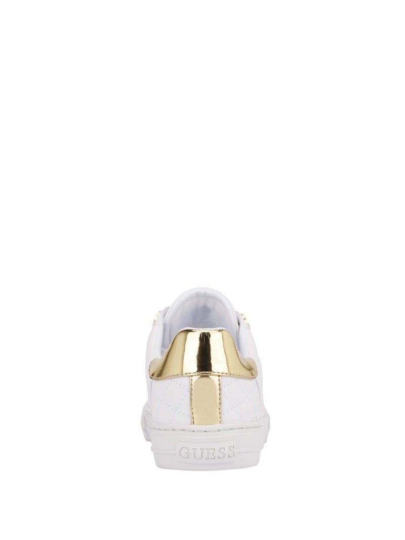 Guess Women's Loven Sneaker, White, 6.5 - Image 5