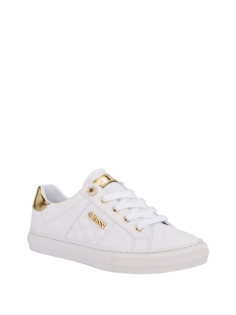 Guess Women's Loven Sneaker, White, 6.5 - Image 3