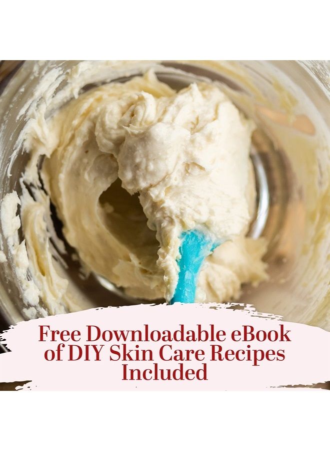 Better Shea Butter Beeswax Shea Butter Body Butter Making Kit with Unrefined Shea Butter, Raw Cocoa Butter, Organic Beeswax, Organic Almond Oil, Instructions included - LARGE (Makes about 30 4oz Jars) - Image 4