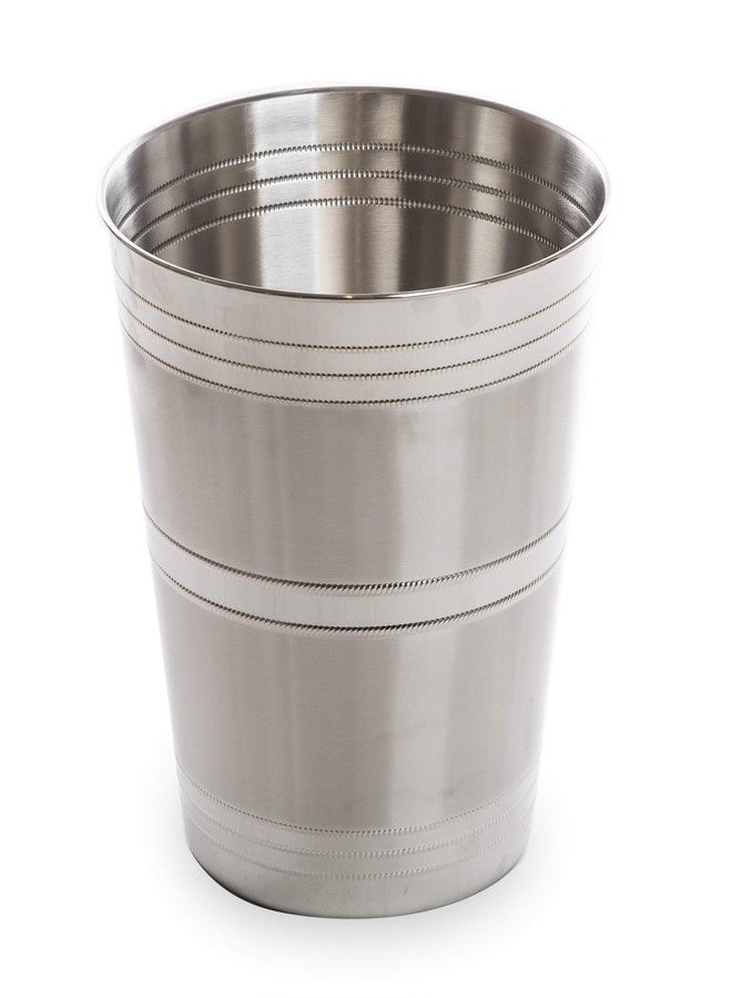BINO Metal Waste Basket for Home, Office, Bathroom, Dorm, Kitchen and More | Trash Can Bin for Bedroom | Desk Trash Can | Home Essentials - Image 1
