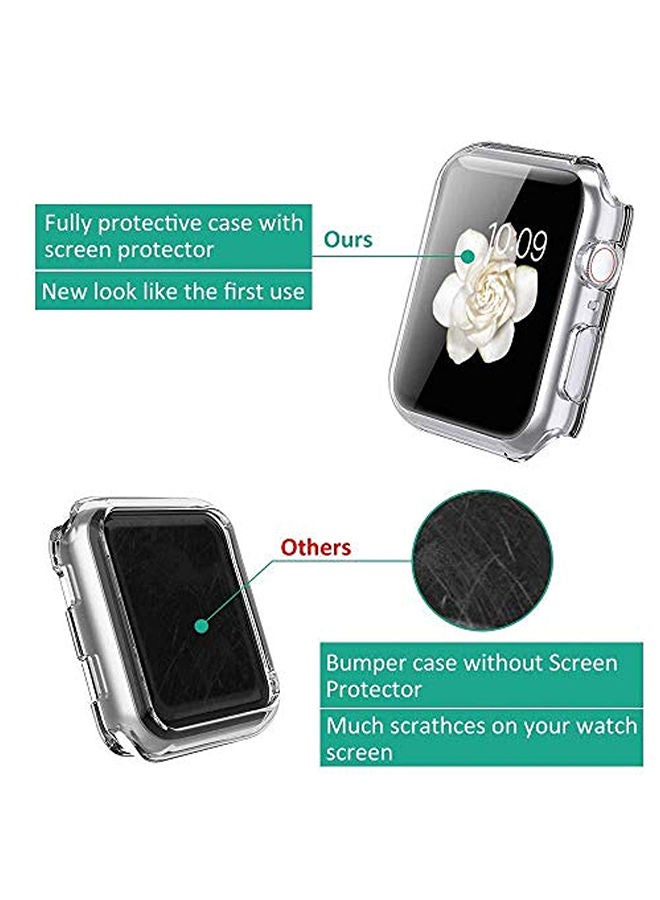 NIBEMINENT Protective Case Cover For Apple Watch Series 4 40mm Clear - Image 2
