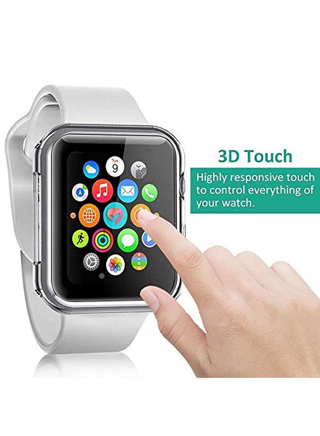 NIBEMINENT Protective Case Cover For Apple Watch Series 4 40mm Clear - Image 3