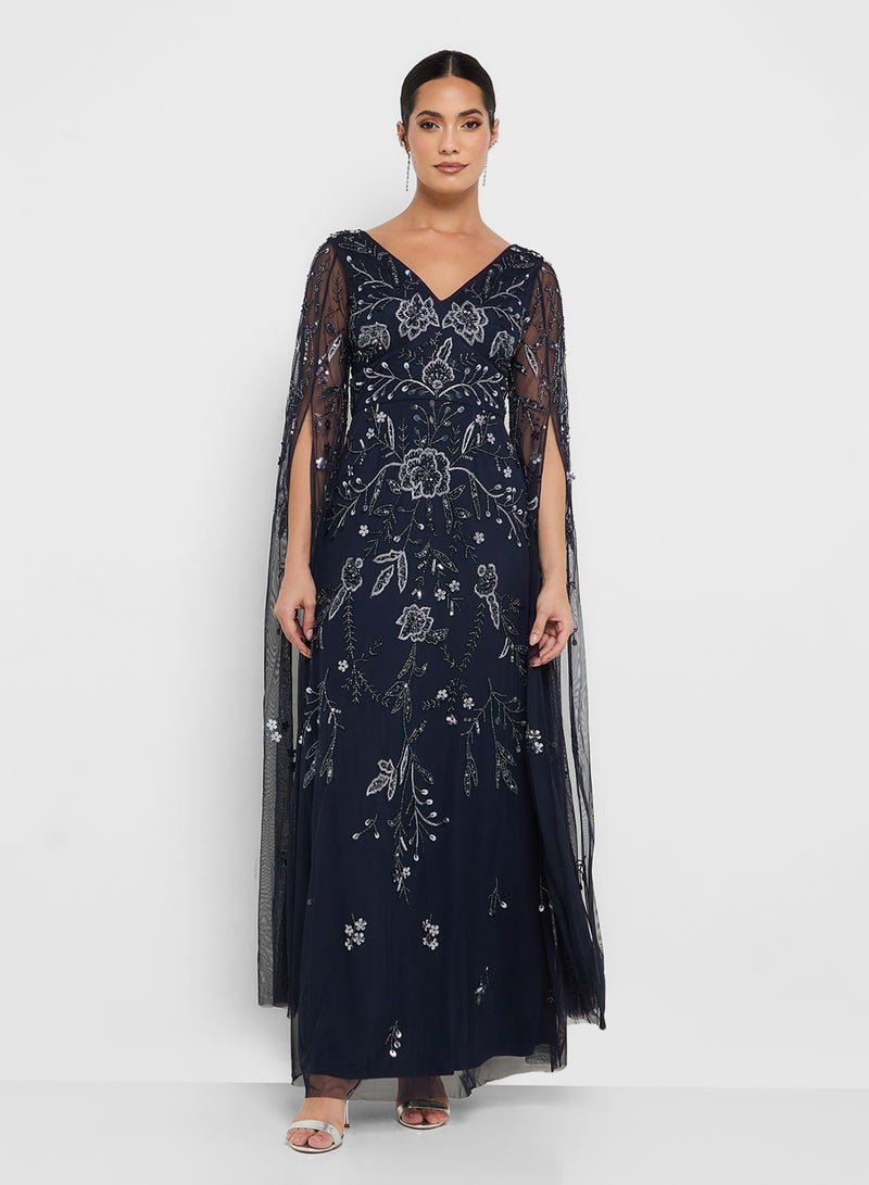 Adrianna Papell Embellished Maxi Dress - Image 1