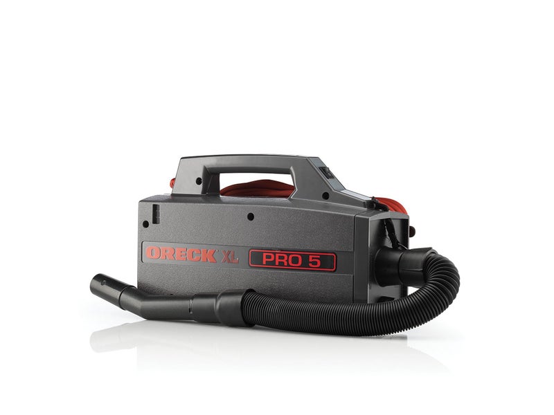 Oreck Commercial XL Pro 5 Super Compact Canister Vacuum Cleaner, Lightweight Bagged Canister Vac with Attachments, Portable, Extended Cleaning Reach, Corded Vacuum Cleaners for Commercial Use - Image 3