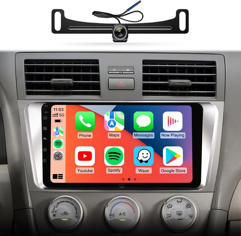 AINAVIGO 5G WiFi Android 12 Car Stereo for Toyota Camry 2006-2011, 9 Inch IPS HD Touch Screen with Wireless CarPlay and Android Auto - Image 1