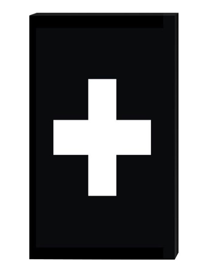 RYN Modern Wall Decor Painting With Inner Frame Black/White 40 x 60centimeter - Image 2