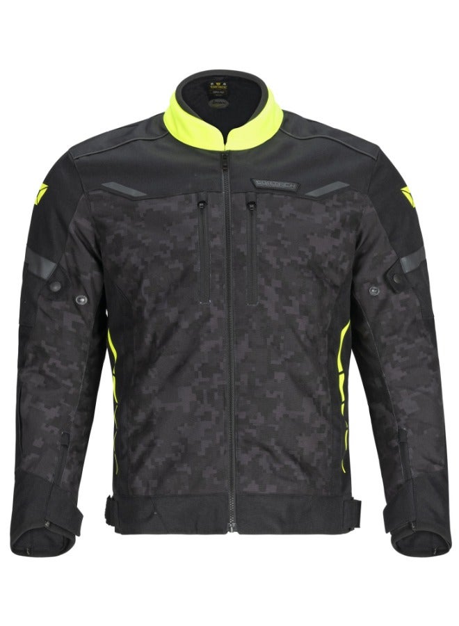 CORTECH AERO-TEC JACKET BLACK/DIGI CAMO/HIVIZ XLG