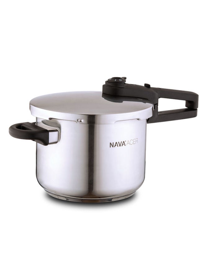 NAVA 6Liters Stainless Steel Pressure Cooker "Acer" -Silver silver - Image 2