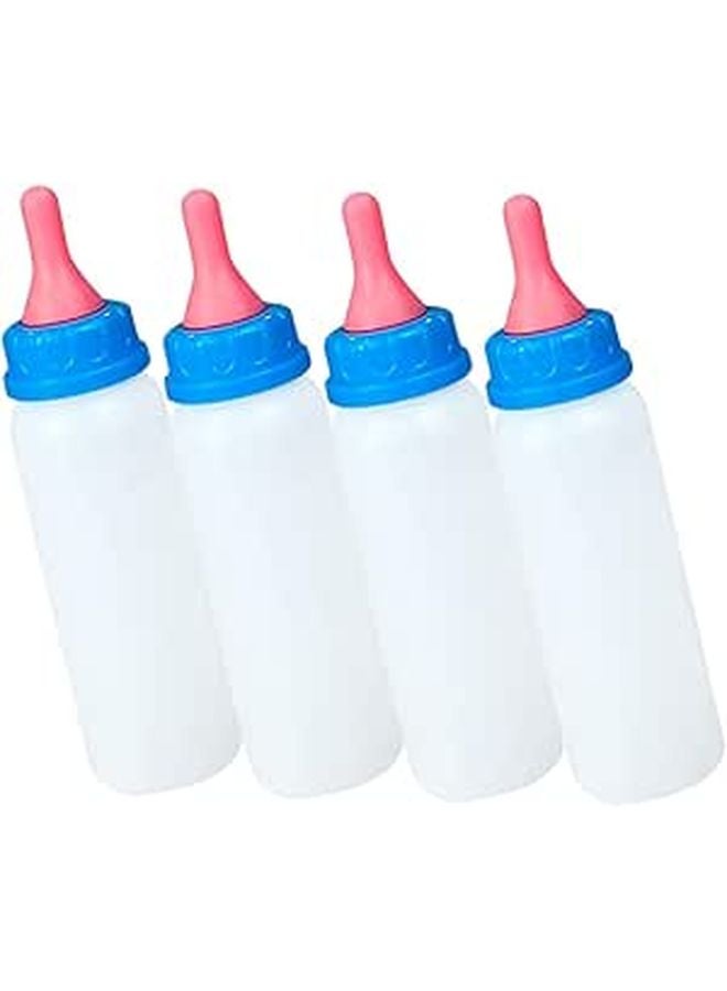 4PCS Large Calf Feeding Bottle Set with Nipple for Lambs Goats and Small Animals - Image 1