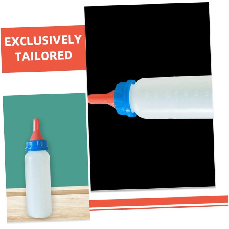 4PCS Large Calf Feeding Bottle Set with Nipple for Lambs Goats and Small Animals - Image 5