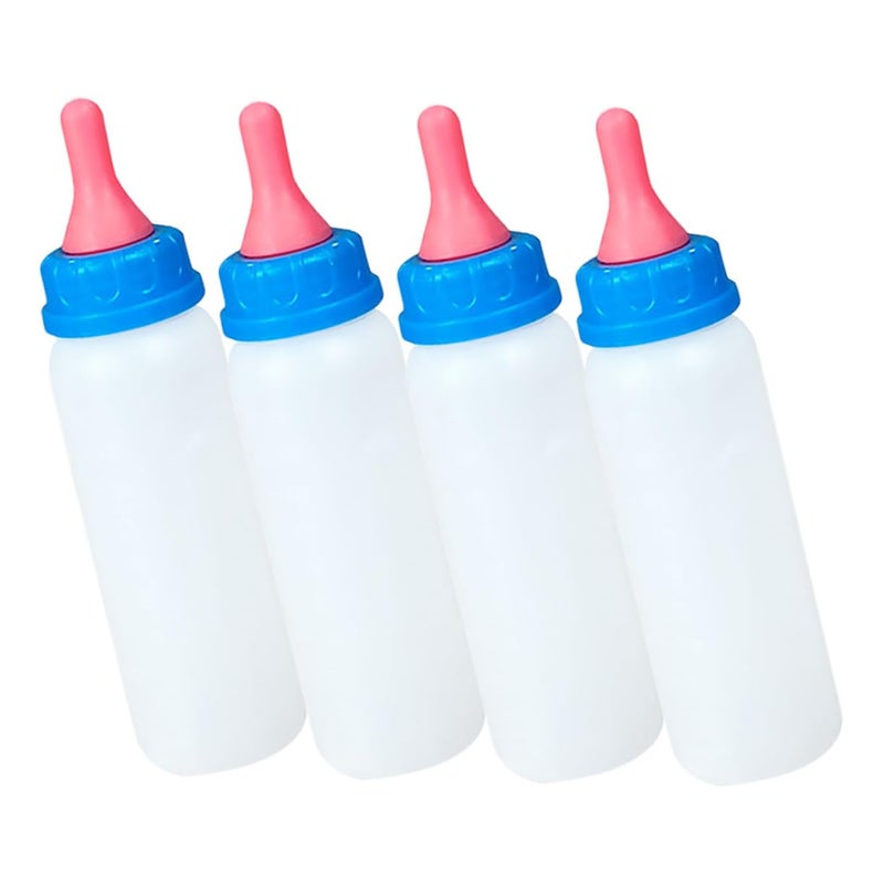 4PCS Large Calf Feeding Bottle Set with Nipple for Lambs Goats and Small Animals - Image 2