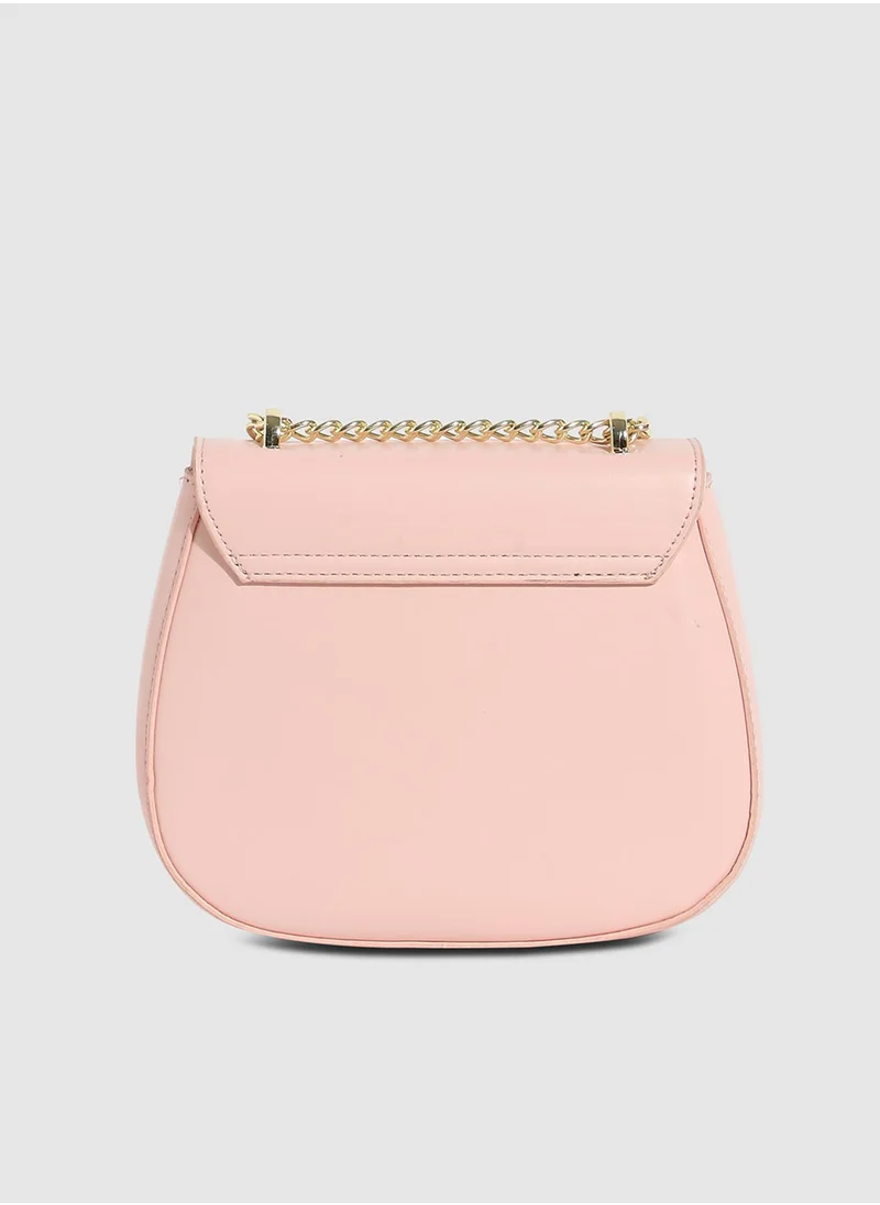 صوص هاوت Horseshoe Buckle Sling Bag - Blush Pink