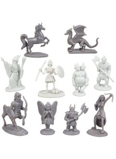 SCS Direct Fantasy Creatures Action Figure Playset 10 Pcs Monster Battle Toy Collection (Includes Dragons Wizards Orcs And More) Perfect For Roleplaying(Rpg) And D&D Dungeons Dragons Gaming  - Image 4