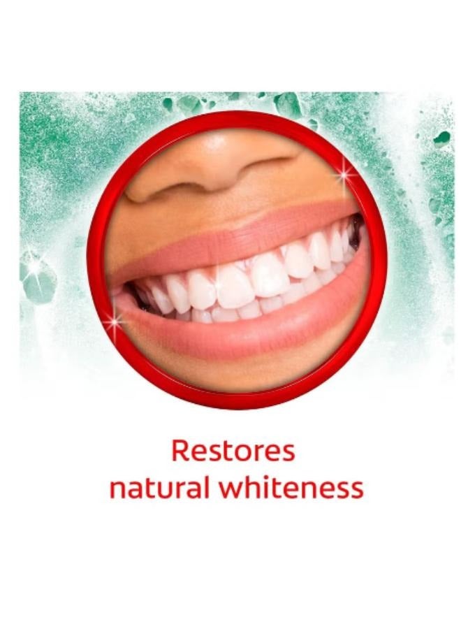 Colgate 3 Piece Set Optic White Clay and Minerals Remove Stains and Restore Natural Whiteness Mint 3X75 ml - Image 4