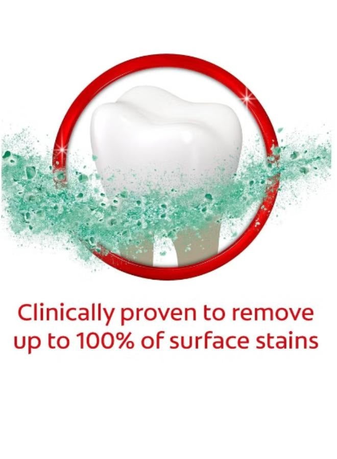 Colgate 3 Piece Set Optic White Clay and Minerals Remove Stains and Restore Natural Whiteness Mint 3X75 ml - Image 5