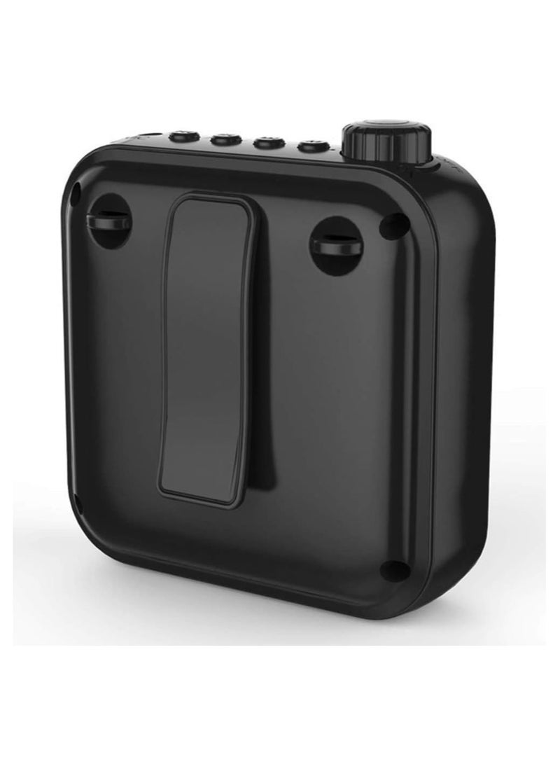 SYOSI Voice Amplifier with Wired Microphone Headset, Voice Amplifier, 12W Rechargeable PA System (1200mAh) with Wired Microphone for Teachers, Coaches, Tour Guide Personal Microphone Speech Amplifier - Image 5