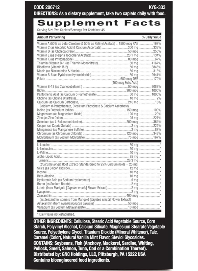GNC Mega Men Sport Multivitamin | Performance, Muscle Function, and General Health | 90 Count  - Image 2