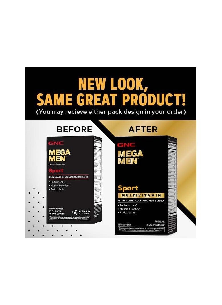 GNC Mega Men Sport Multivitamin | Performance, Muscle Function, and General Health | 90 Count  - Image 4