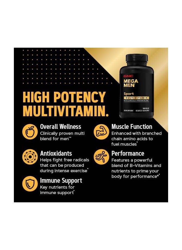 GNC Mega Men Sport Multivitamin | Performance, Muscle Function, and General Health | 90 Count  - Image 5