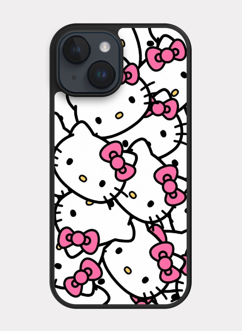 PXLAAT iPhone 14 case cover Hello Kitty Rosa - Image 1