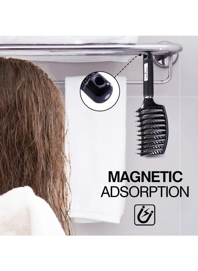 Land of Myth - Premium Detangler, Detangling Brush, Soft, Flexible, Ionic Tooth  - Image 4