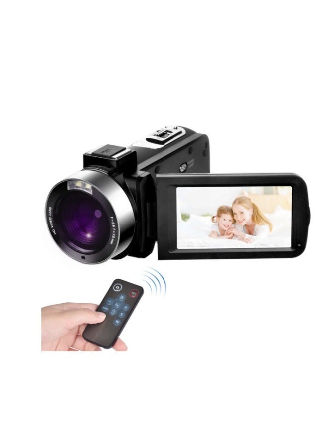 Generic English Ultra HD 30MP ,3.0-inch Touch Screen With Microphone And Remote Control DV4K Camera-Body Color:Standard English Black + Battery  - Image 4