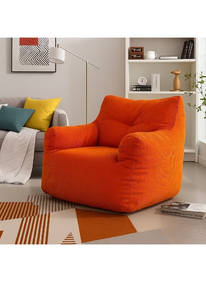 Crest J Fluffy velvet lounge chair for living room