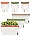 GardenBasix GardenBasix Self Watering Pots Window Box for Indoor Plants Set of 6 Home Garden Modern Decorative Flower Planter for  - Image 2
